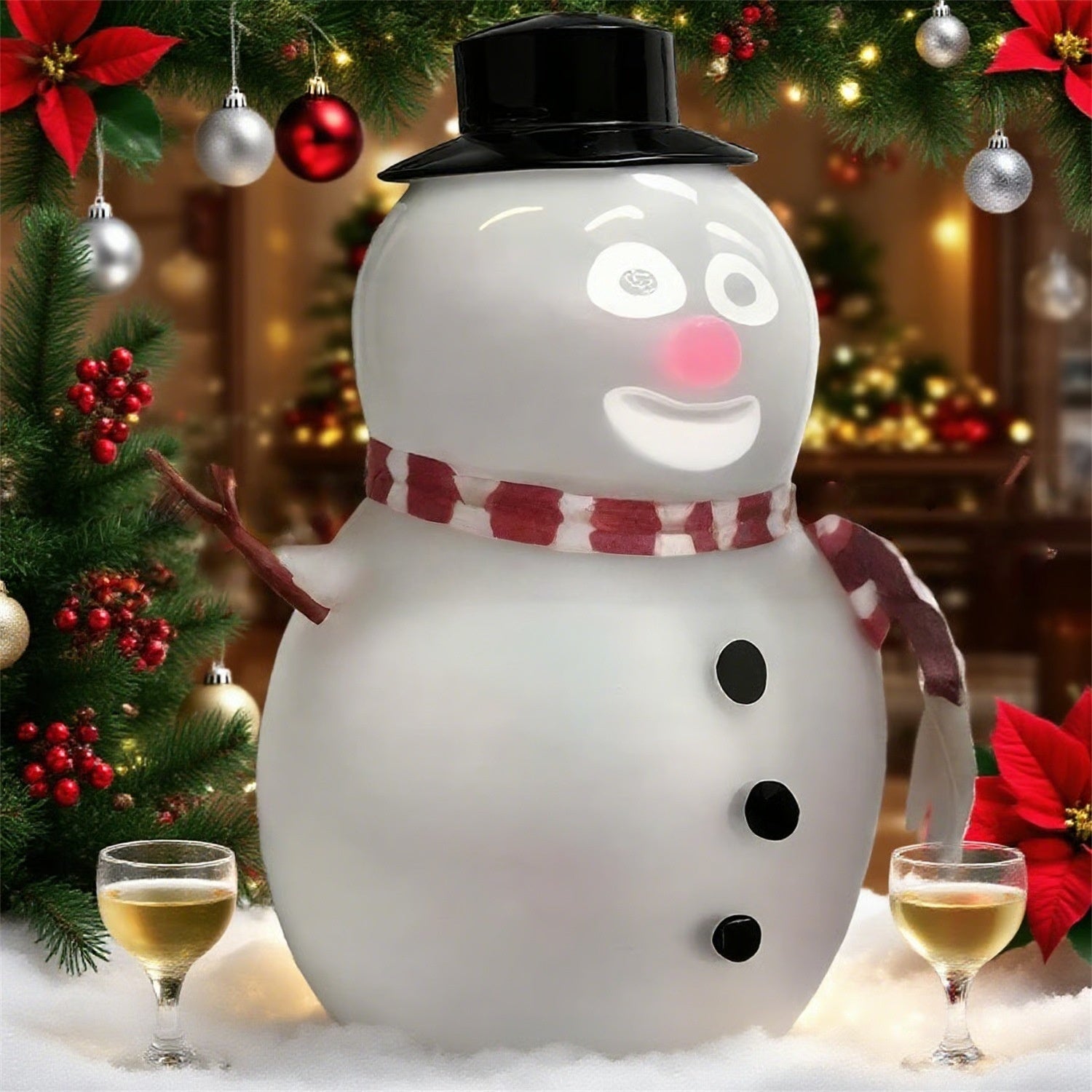 Talking Animated Blink Snowman