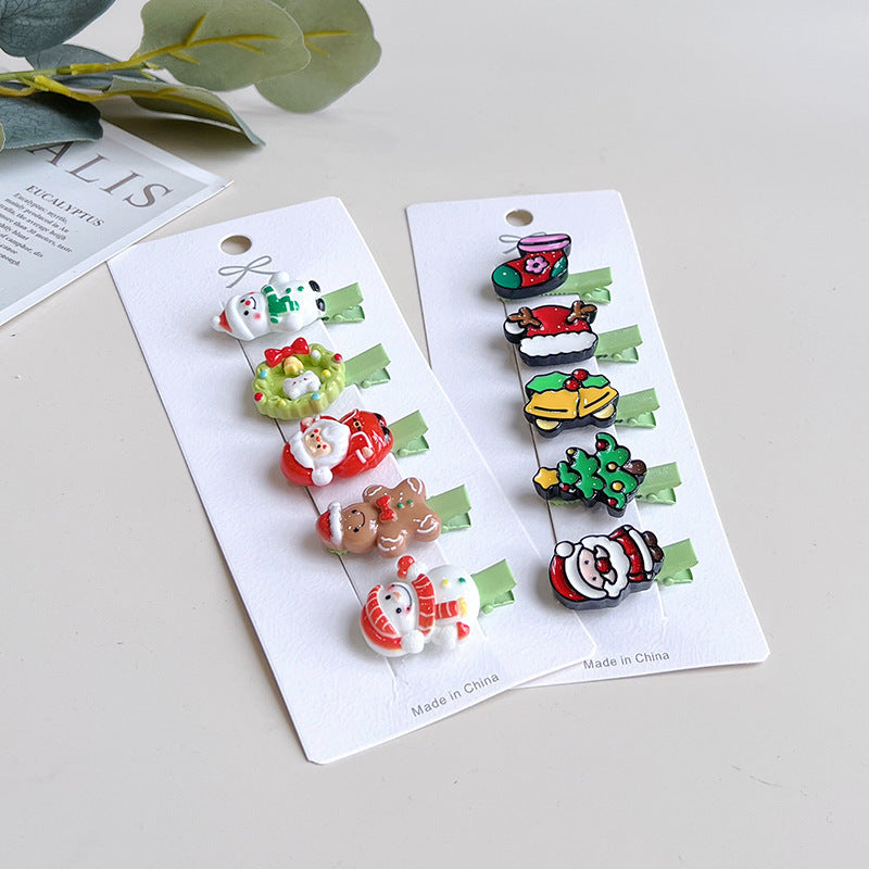 Kids Tree Elk Barrettes