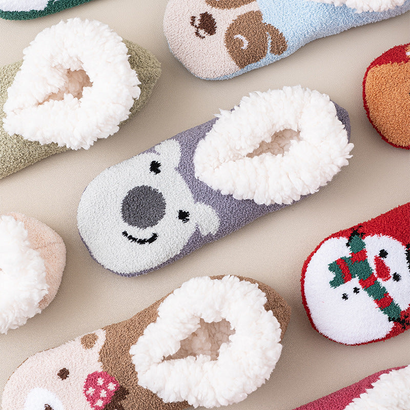 Non-slip Lambswool Socks