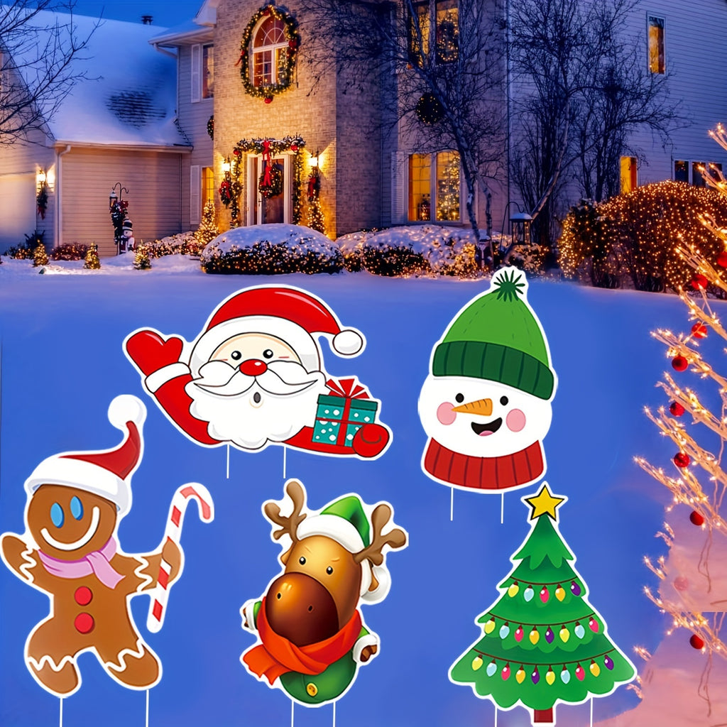 5 Pack Outdoor Yard Signs