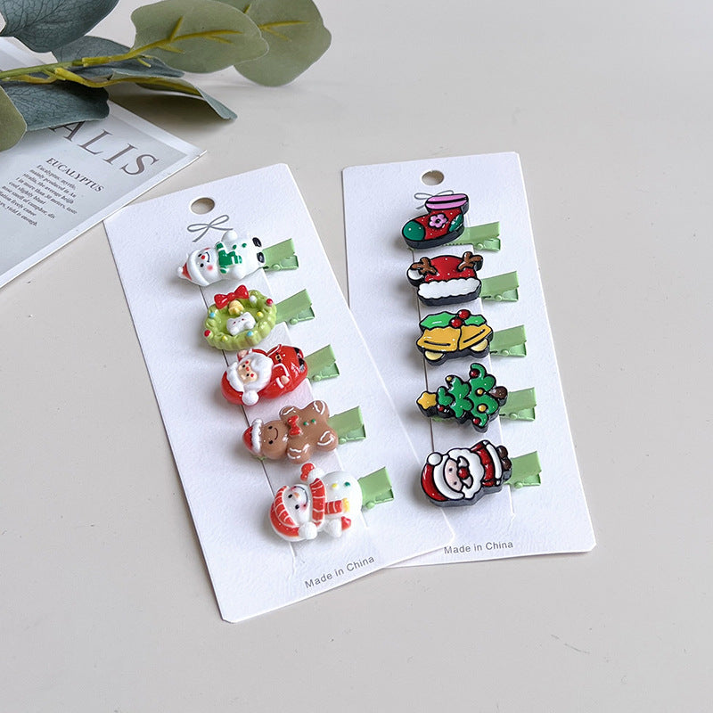 Kids Tree Elk Barrettes