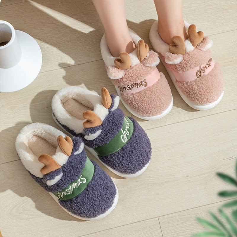 Elk Soft Cozy Bedroom Slipper