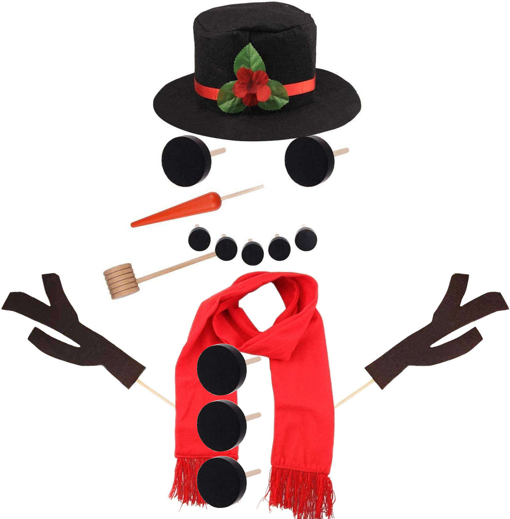 16Pcs Snowman Decorating Dressing Kit