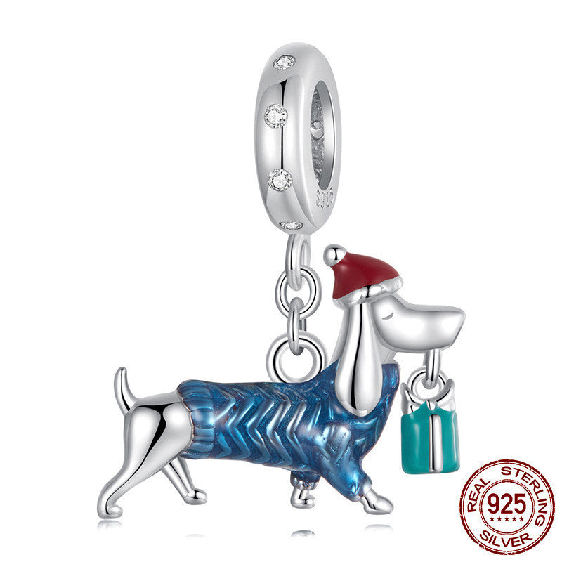 Silver Dog Pendant